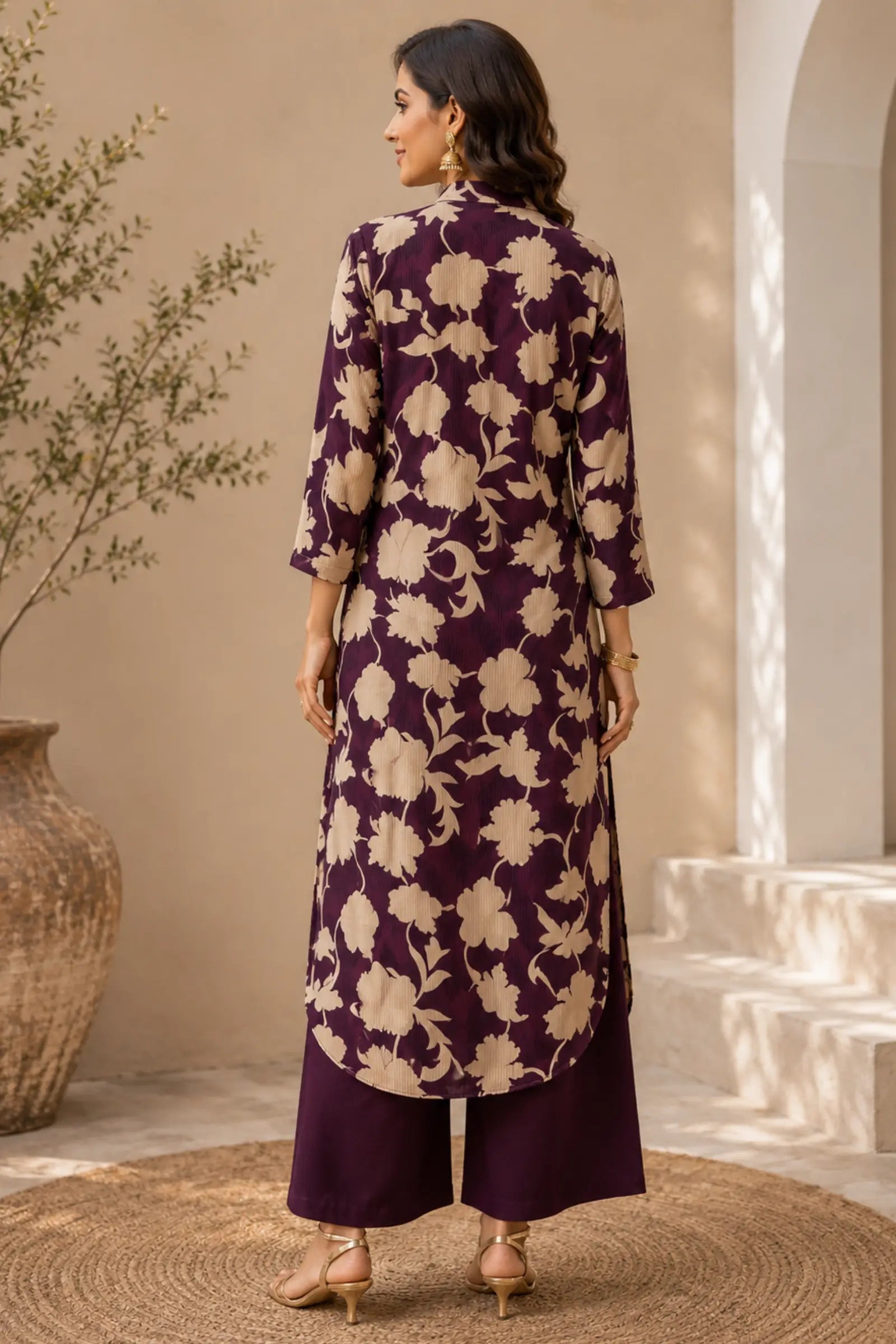 Laksha Cotton Floral Print Complete Suit Set