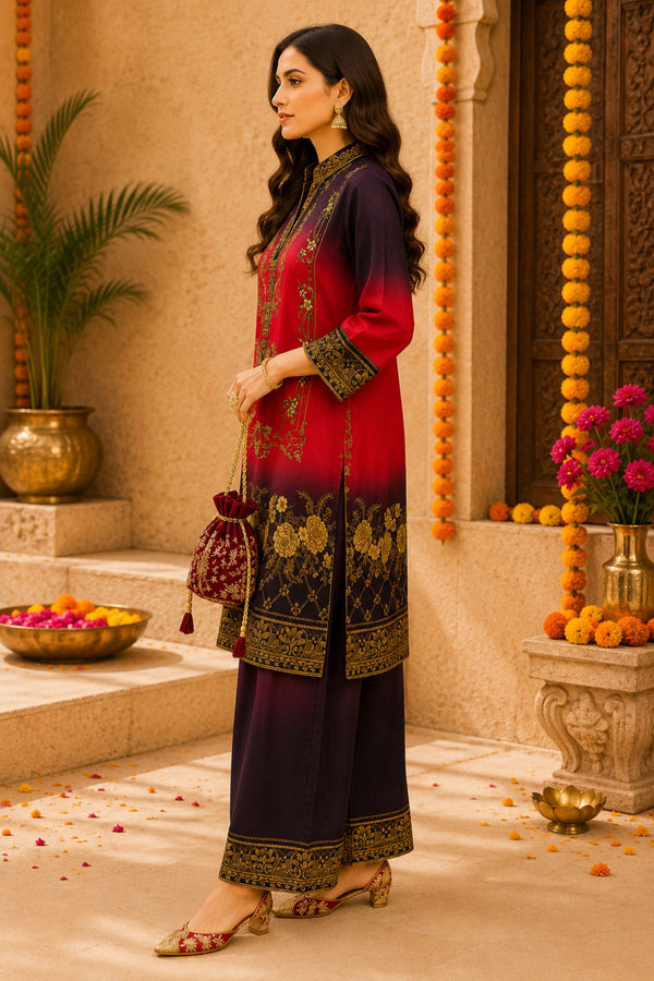 Layan Viscose Crepe Kurta Set
