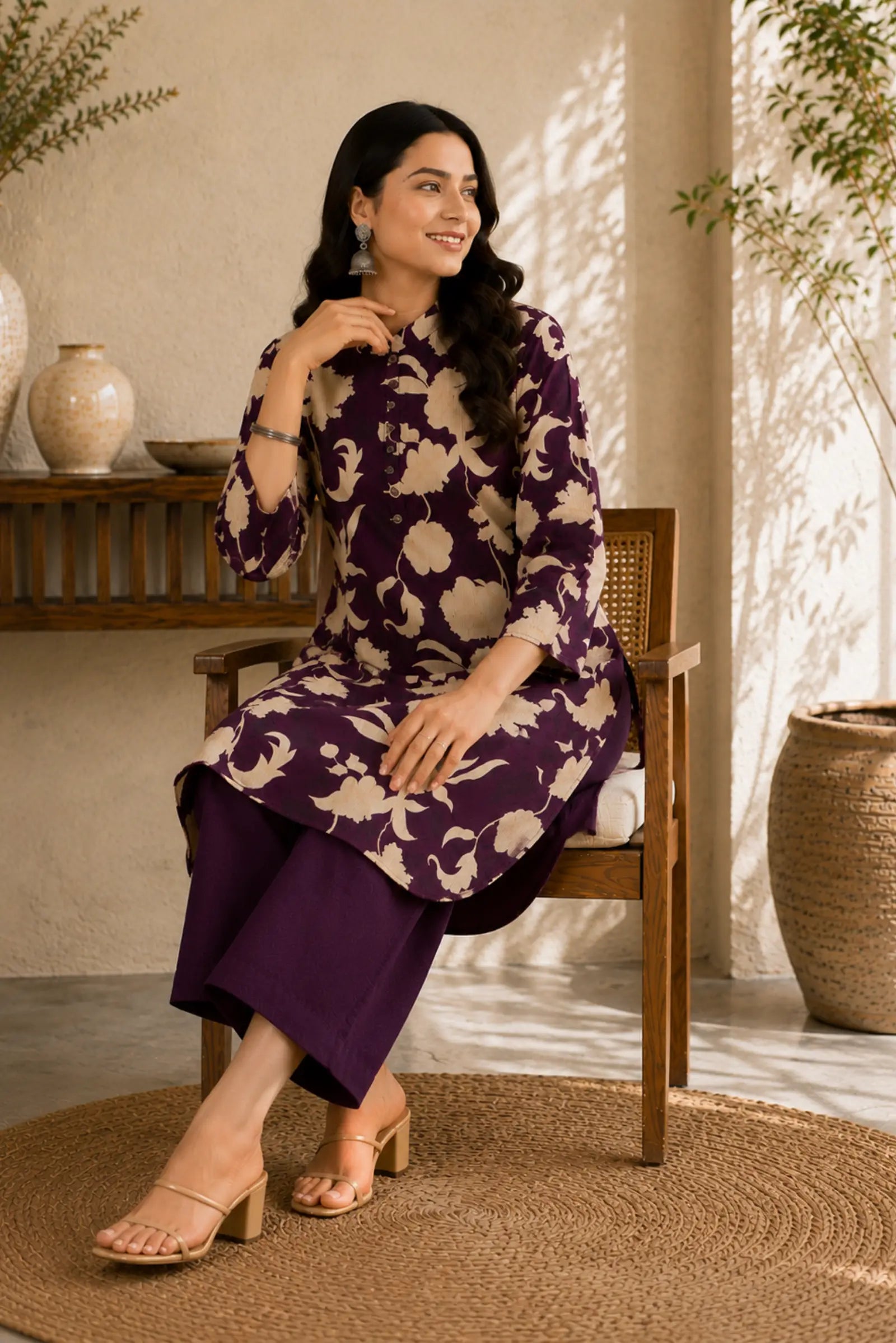 Laksha Cotton Floral Print Complete Suit Set