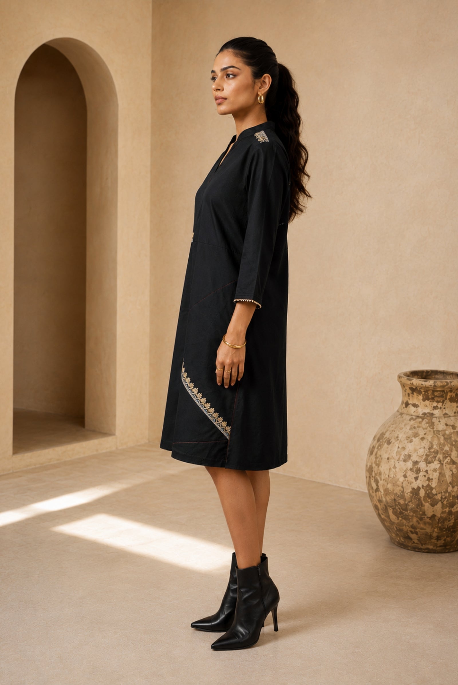 Sia Cotton Mini Dress
