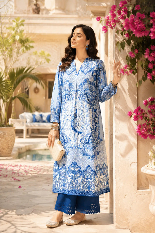 Arvisha Blue Symphony Kurta Palazzo Set