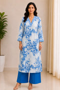 Sitara Cotton Printed Semi A Line Kurta Set