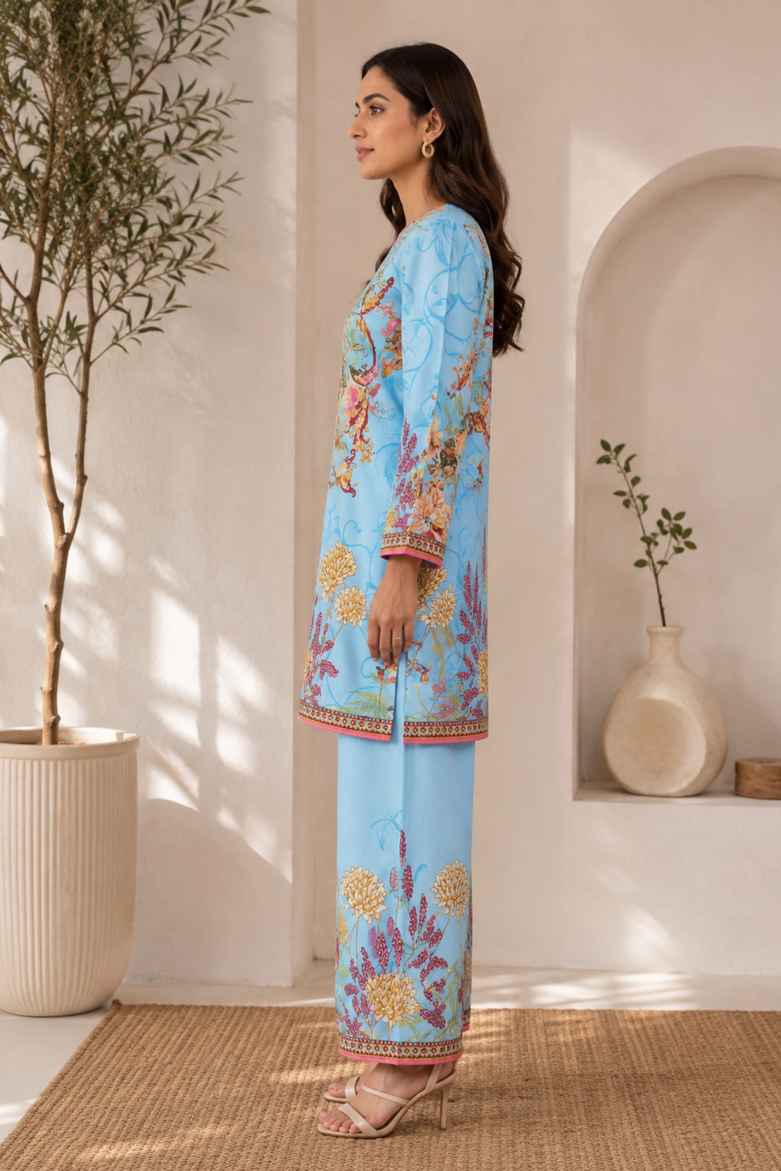 Barkha Crepe Printed Co-ord Set