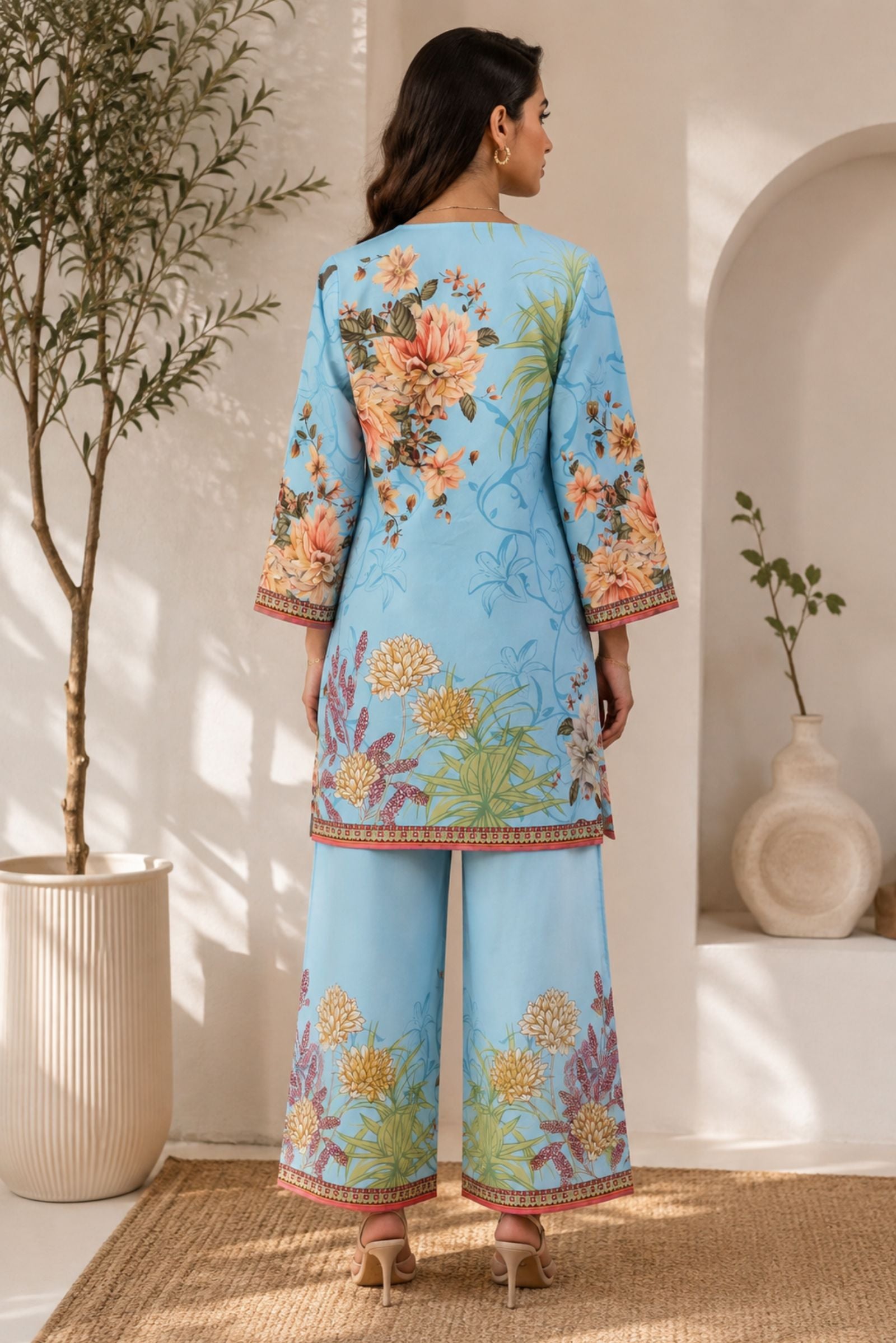 Barkha Crepe Printed Co-ord Set