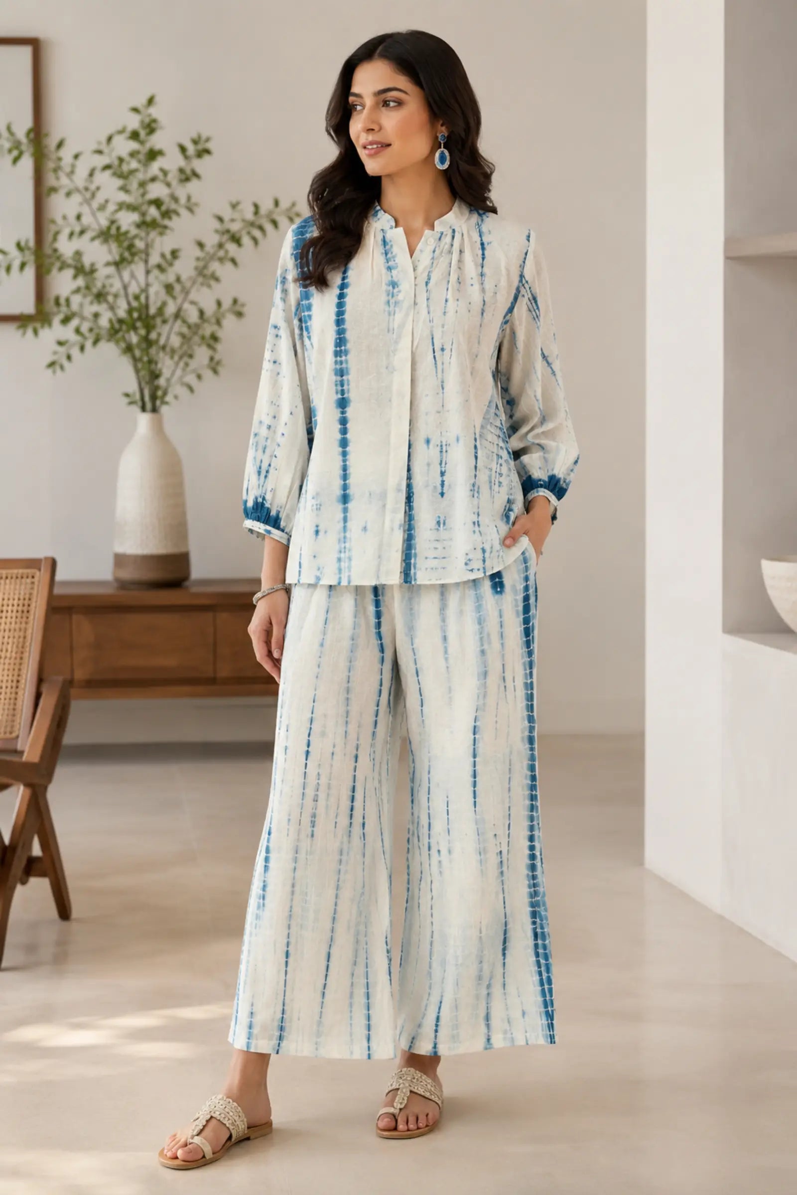Hamsika Cotton Patchwork Floral Print Co-ord Set
