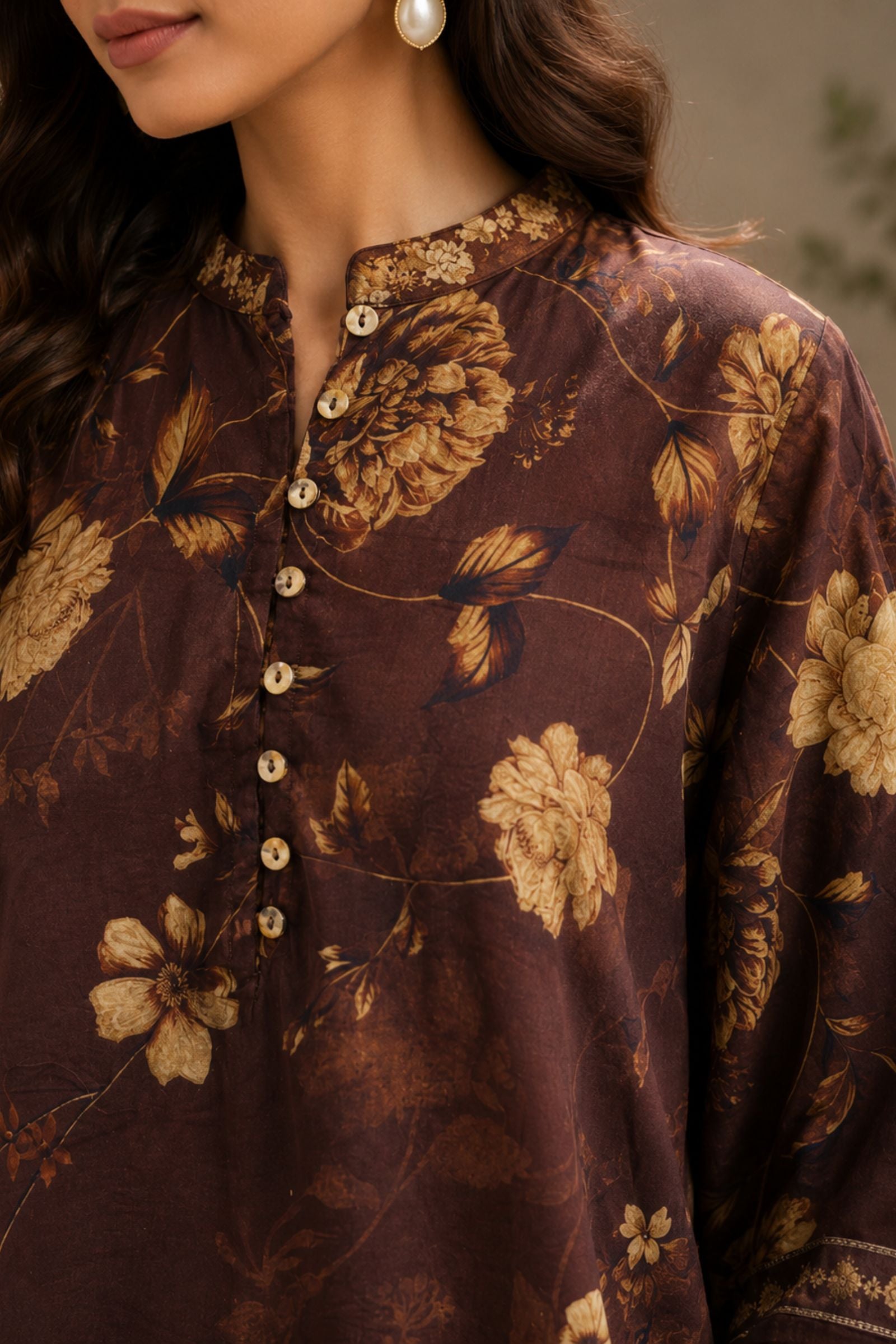Nitara Cotton Floral Print Kurta Set