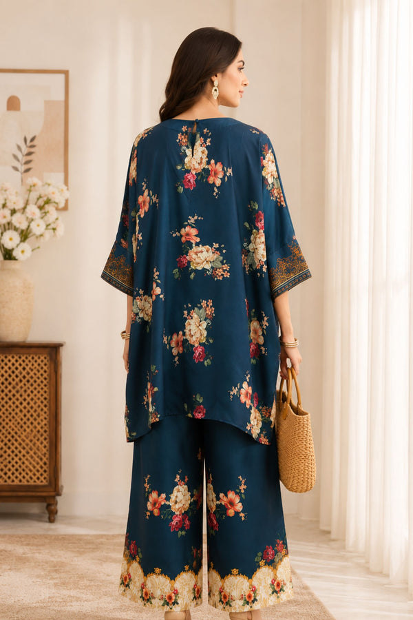 Miraya Moska Satin Printed Kurta Set