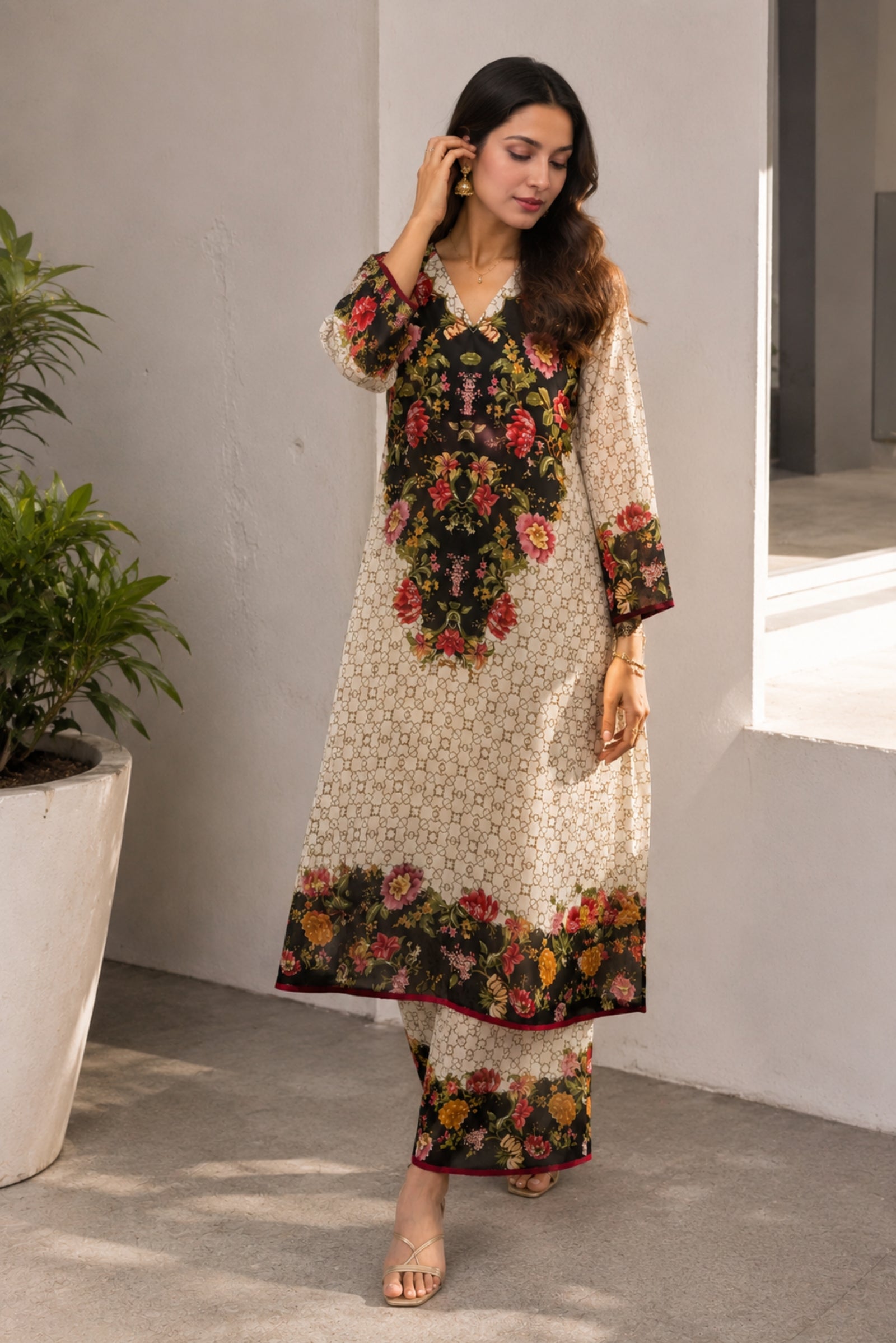 Ameya Georgette Kurta Set