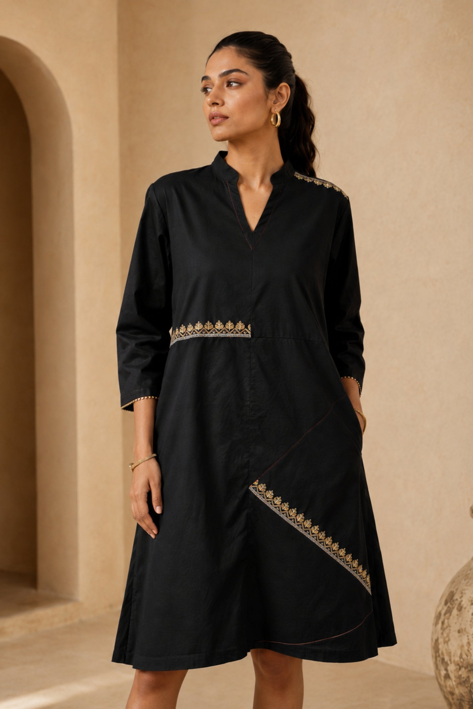Sia Cotton Mini Dress