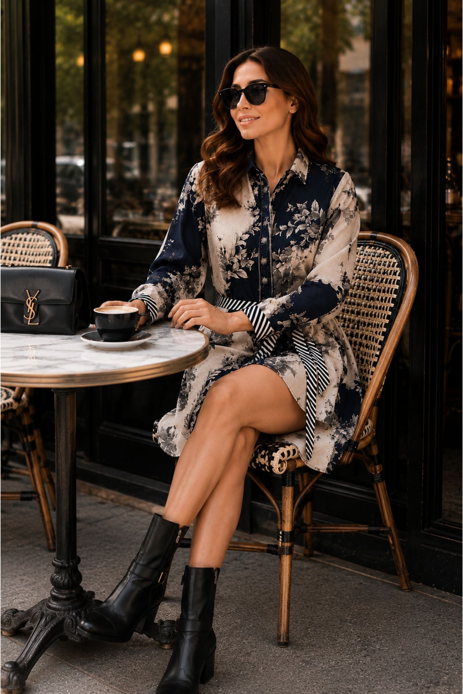 Yuvika Cotton Floral Print Dress