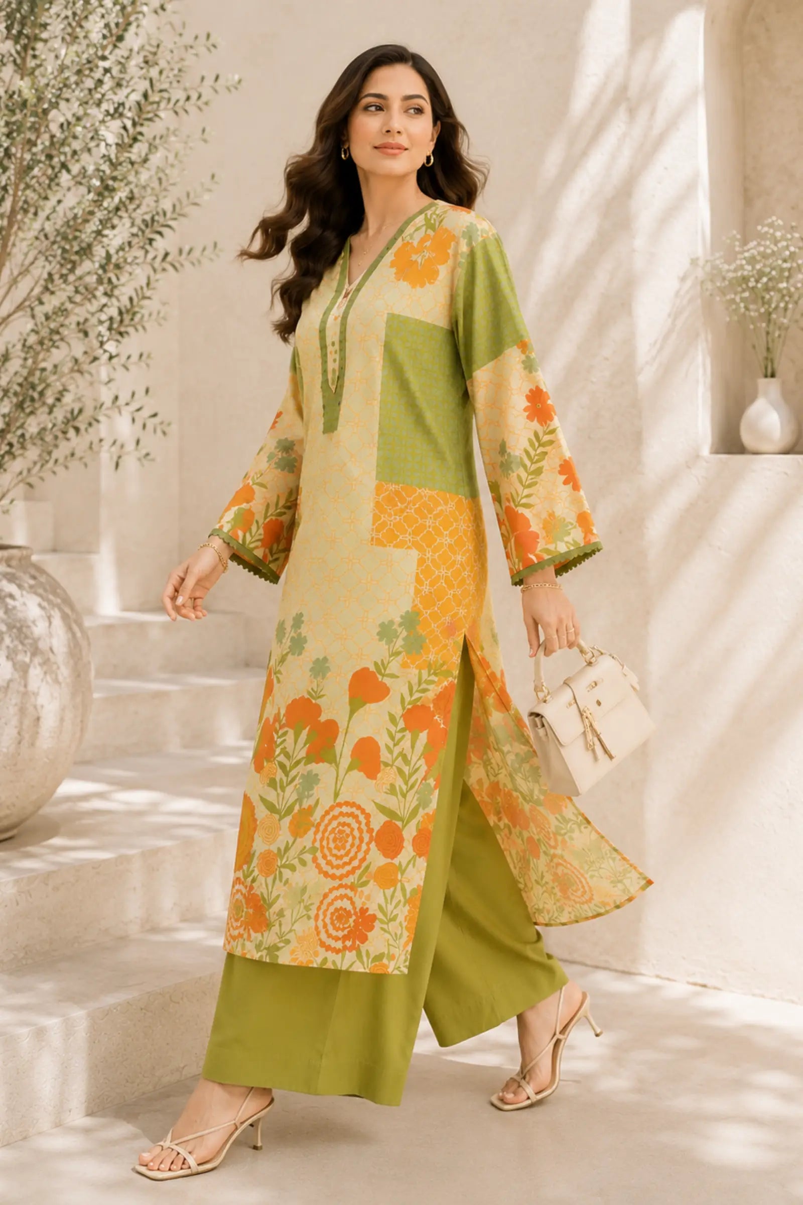 Tushita Cotton Printed Kurta Set