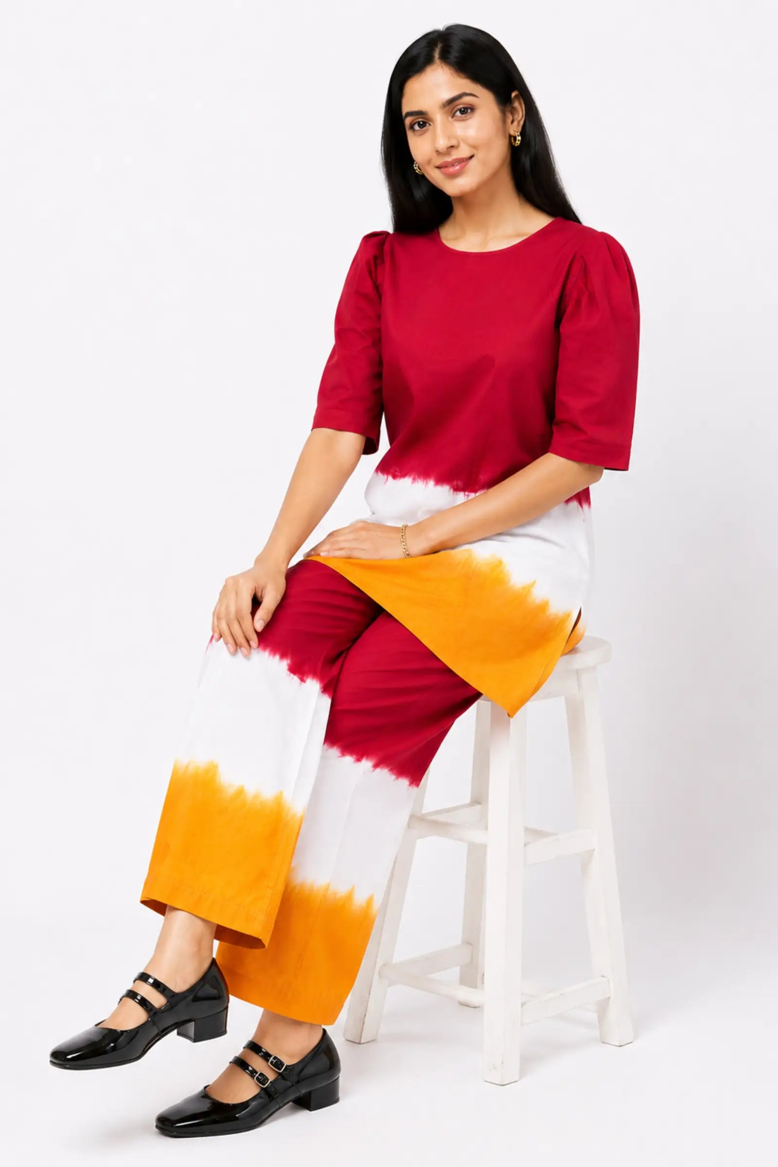Sunset Bloom Cotton Co-ord Set