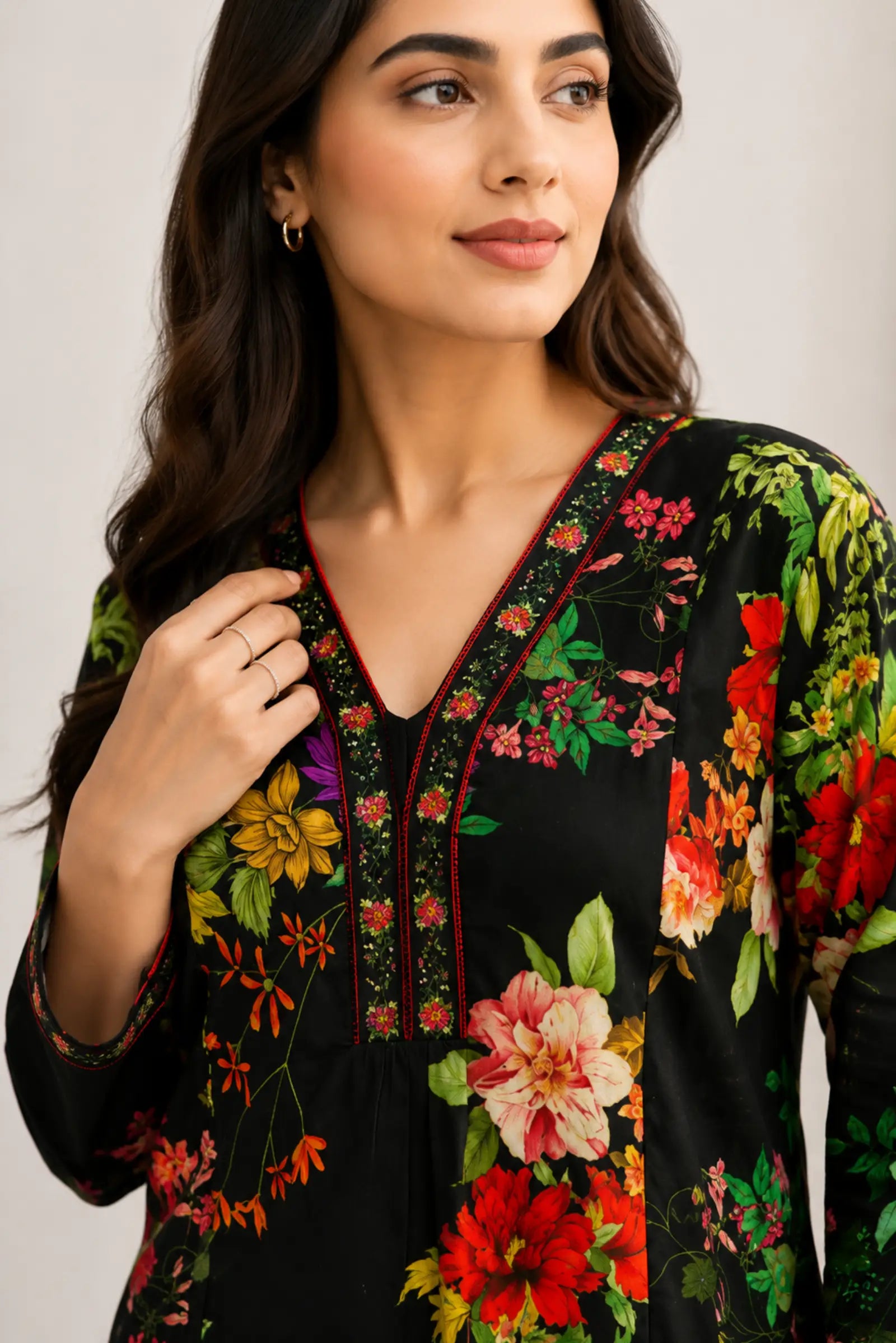 Mokshya Cotton Printed Kurta Set