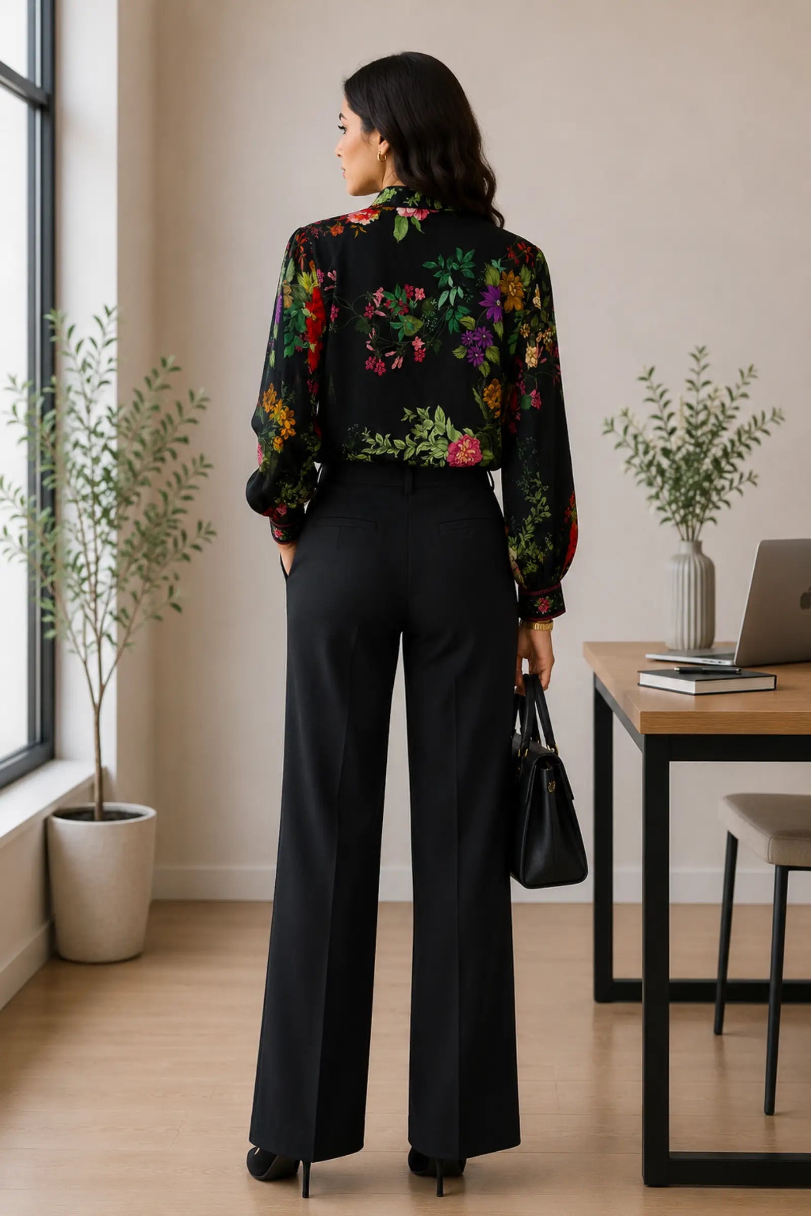 Ravanya Enchanted Bloom Georgette Top