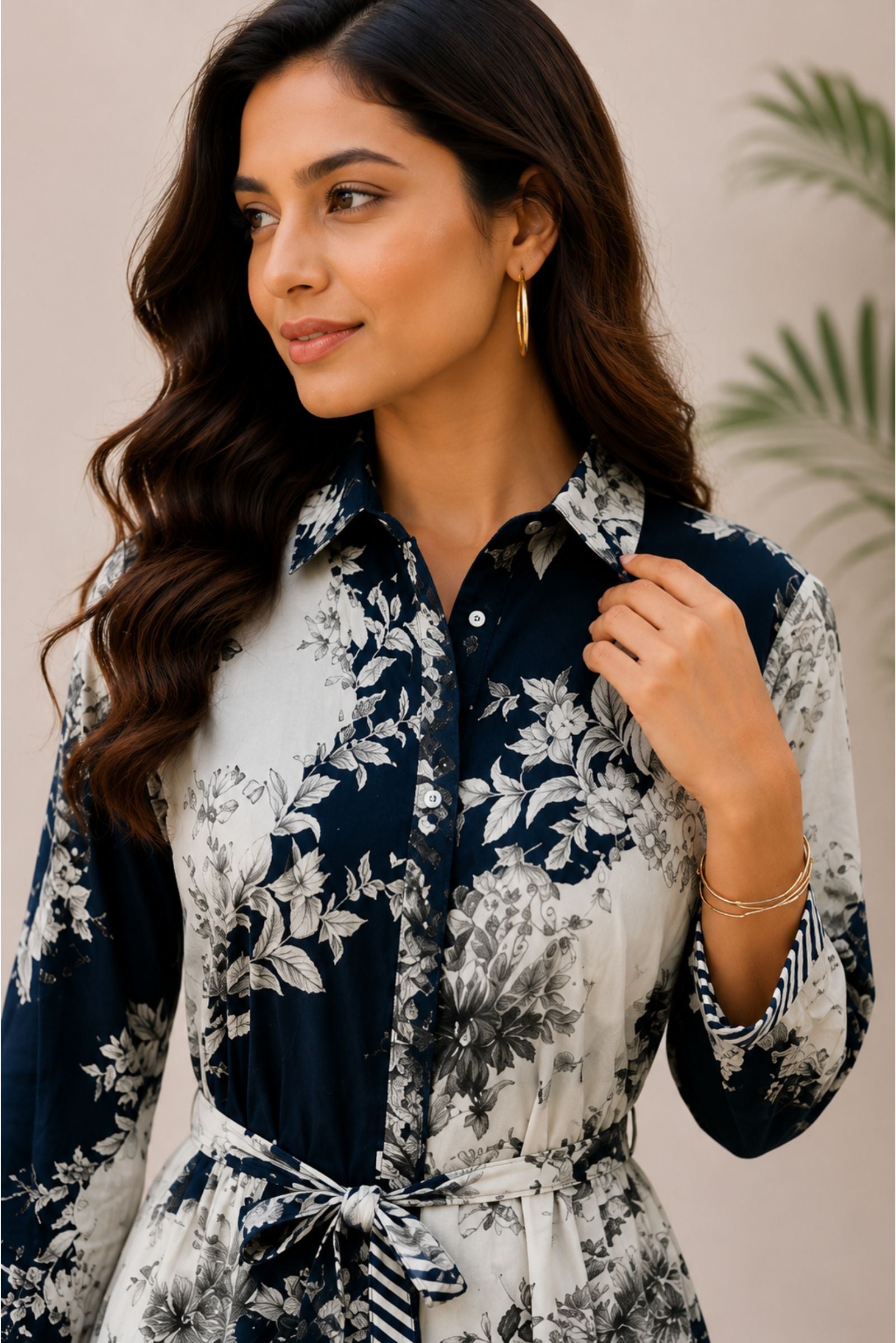Yuvika Cotton Floral Print Dress