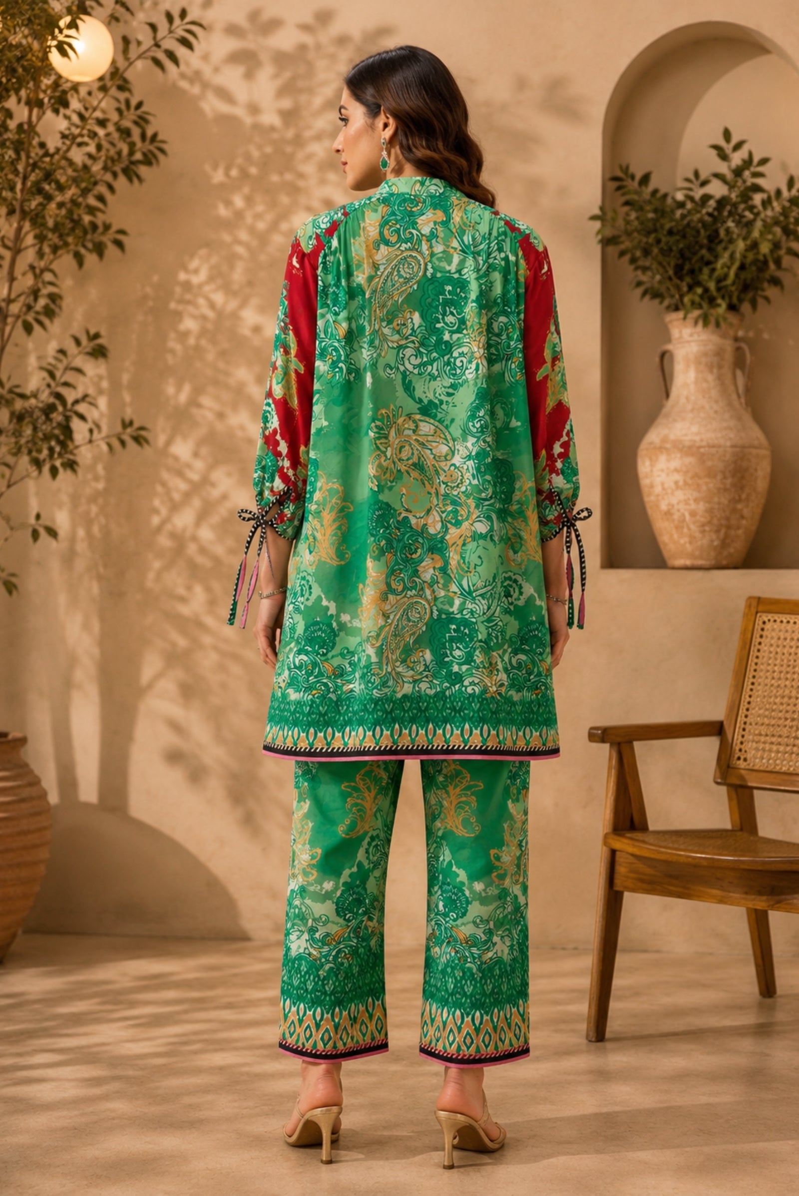 Serin Multi Color Printed Co-ord Set