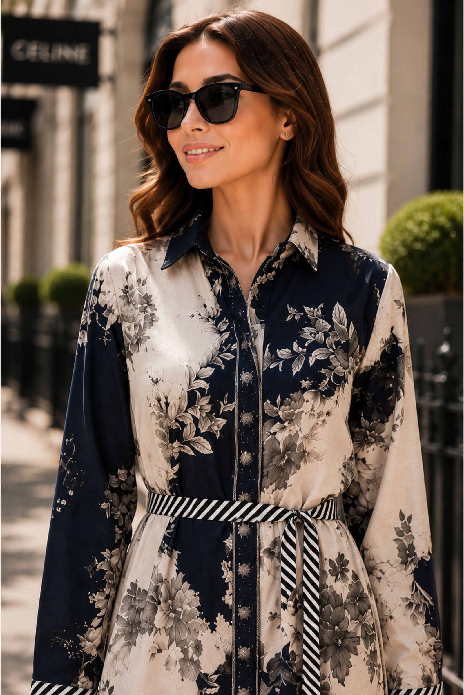 Yuvika Cotton Floral Print Dress