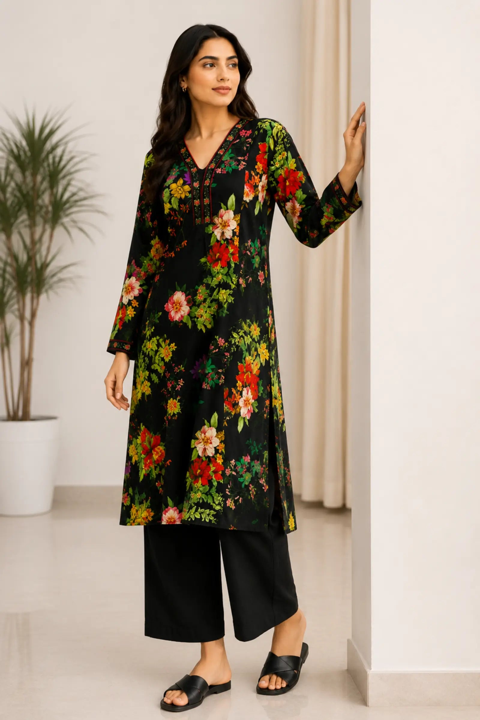 Mokshya Cotton Printed Kurta Set