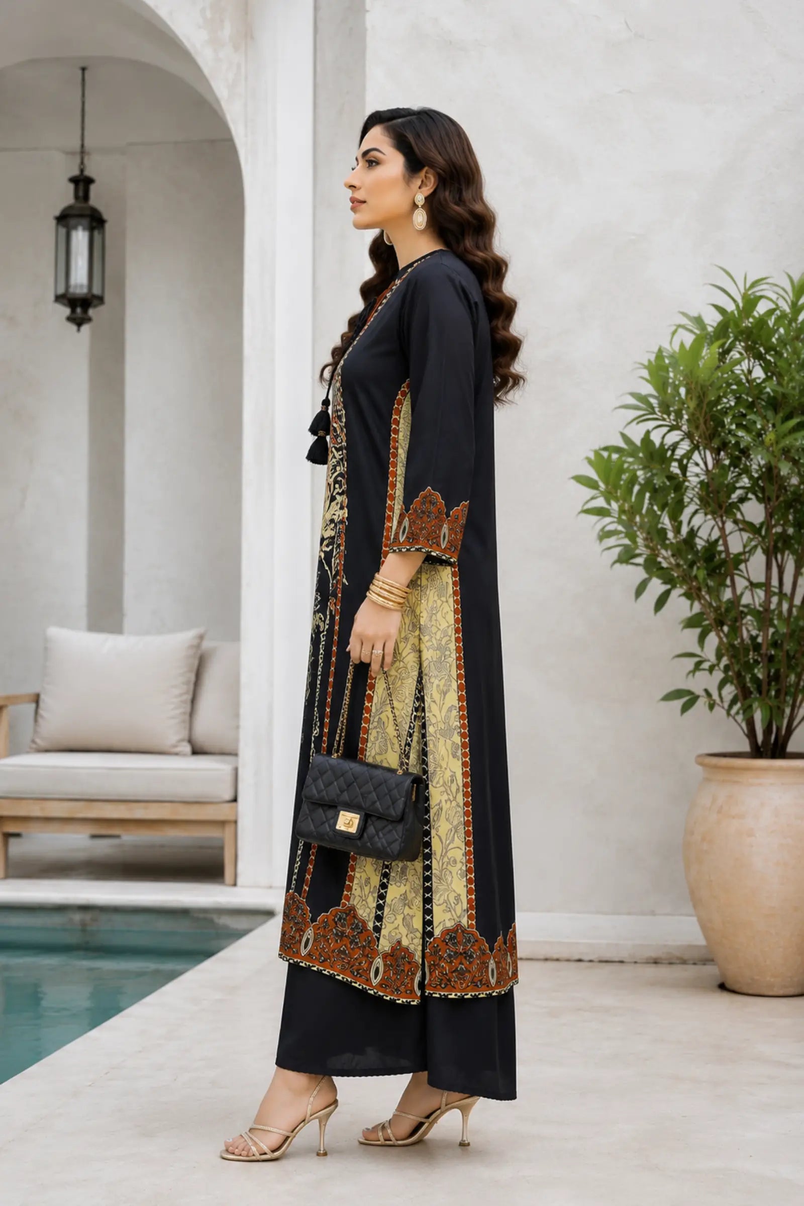 Kavyana Royal Legacy Printed Kurta Set