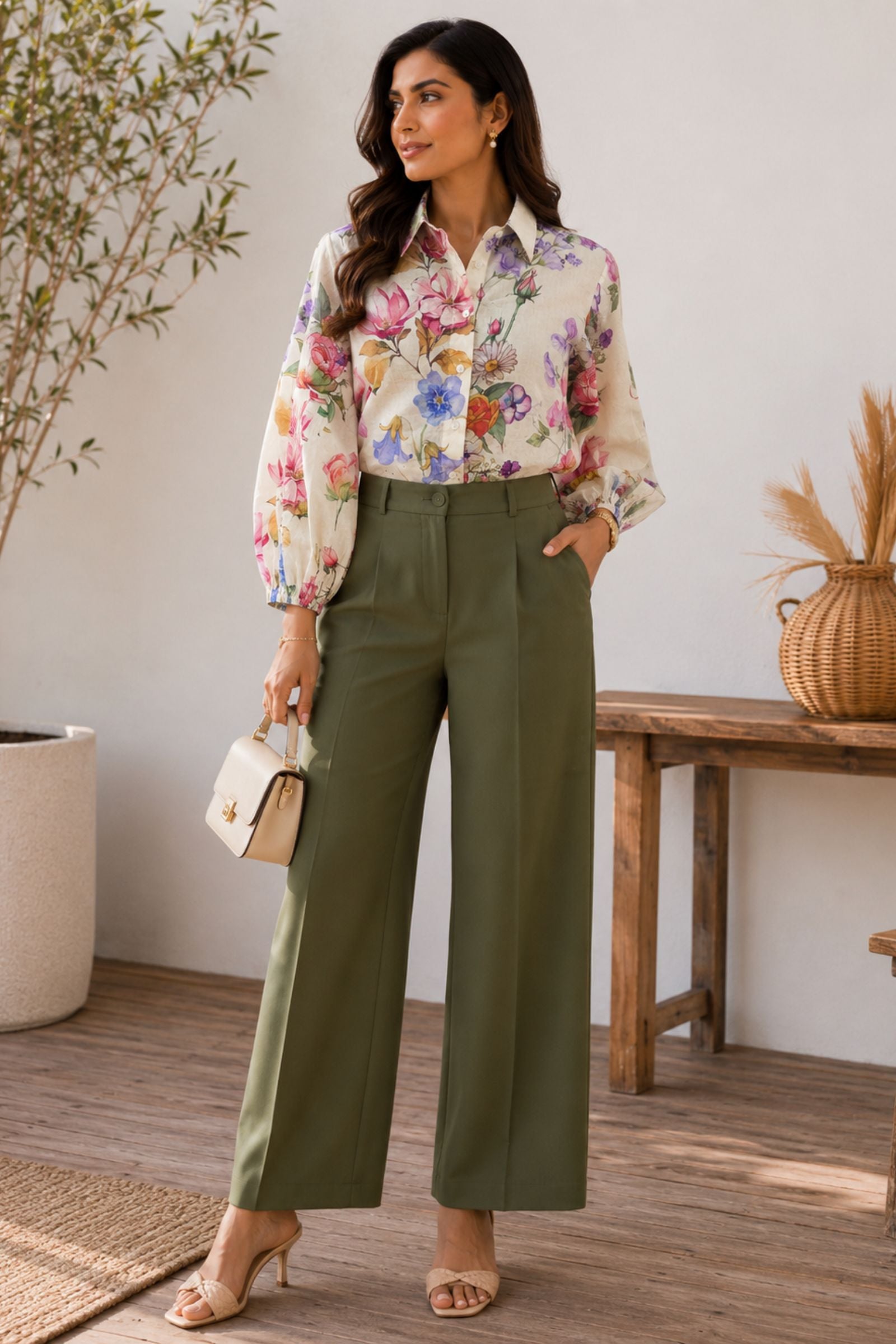 Vritika Cotton Flora Shirt
