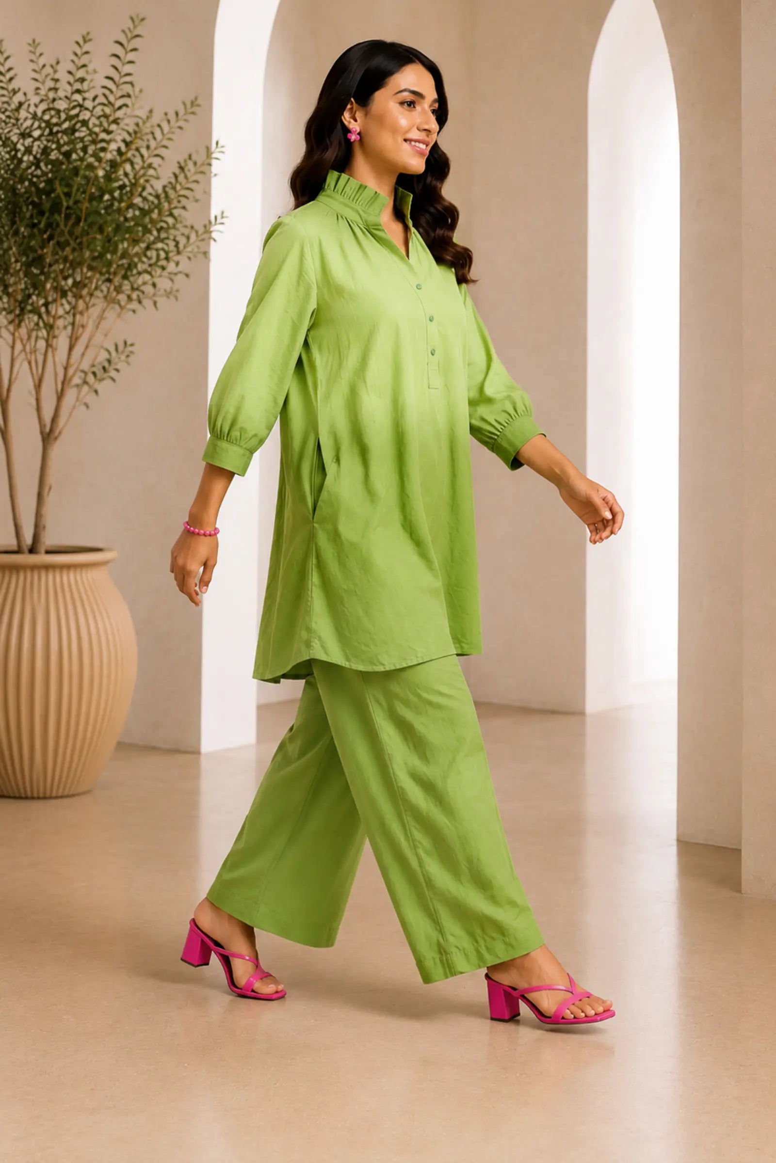 Varnika Cotton Ombre Co-ord Set