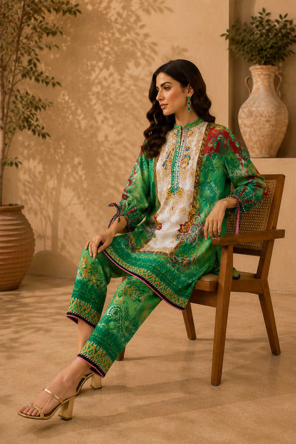 Serin Multi Color Printed Co-ord Set
