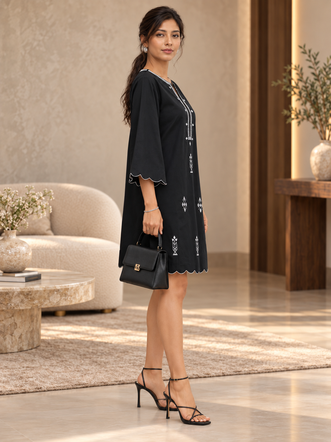 Darika Cotton Mini Dress