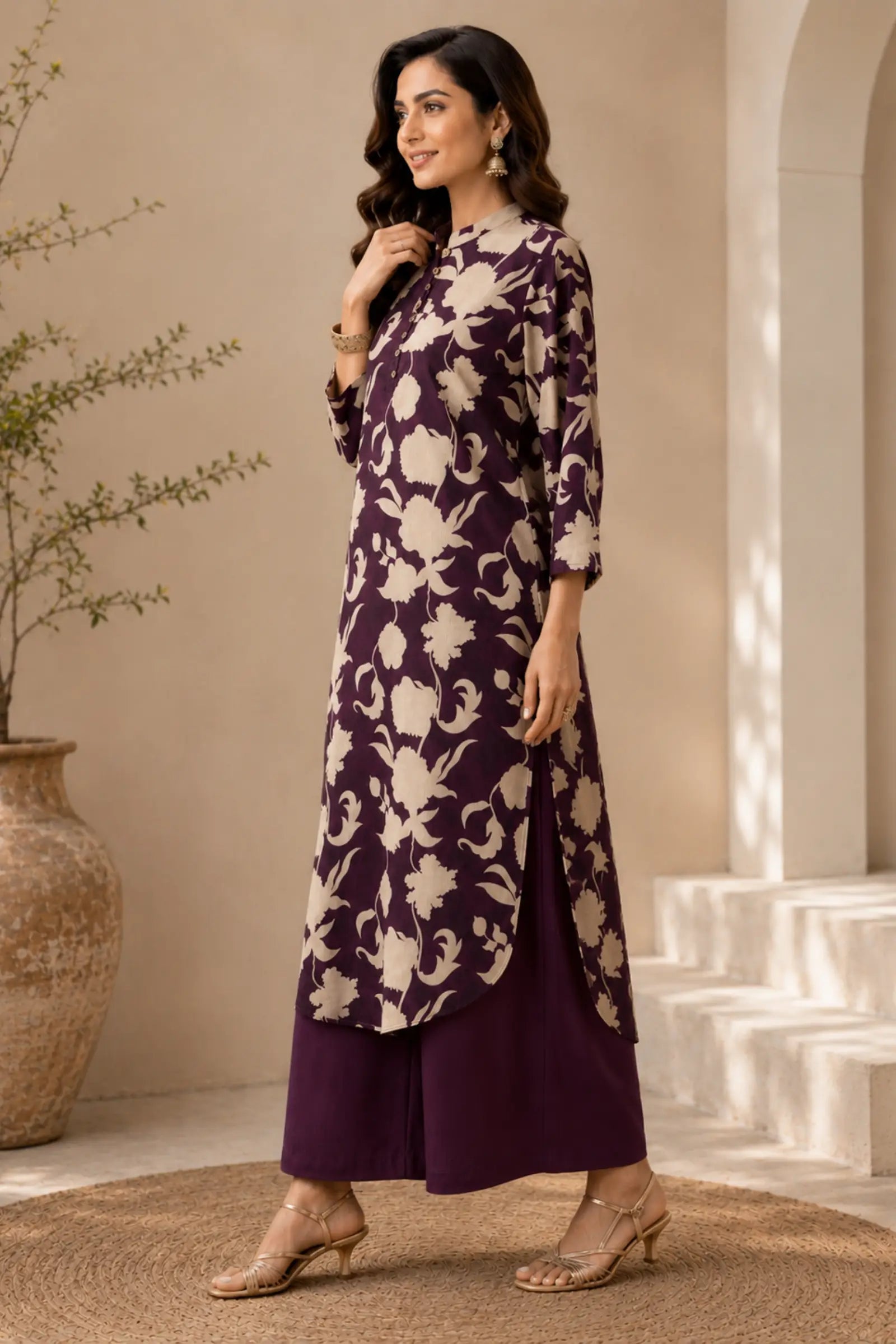 Laksha Cotton Floral Print Complete Suit Set