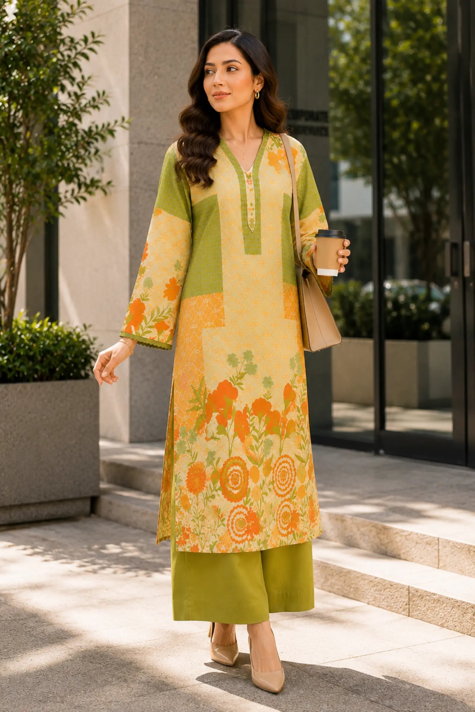 Tushita Cotton Printed Kurta Set