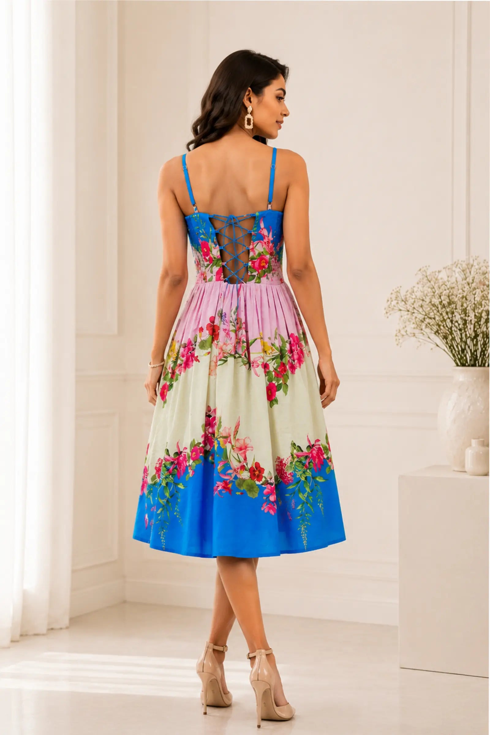 Sriyanshi cotton floral print dress