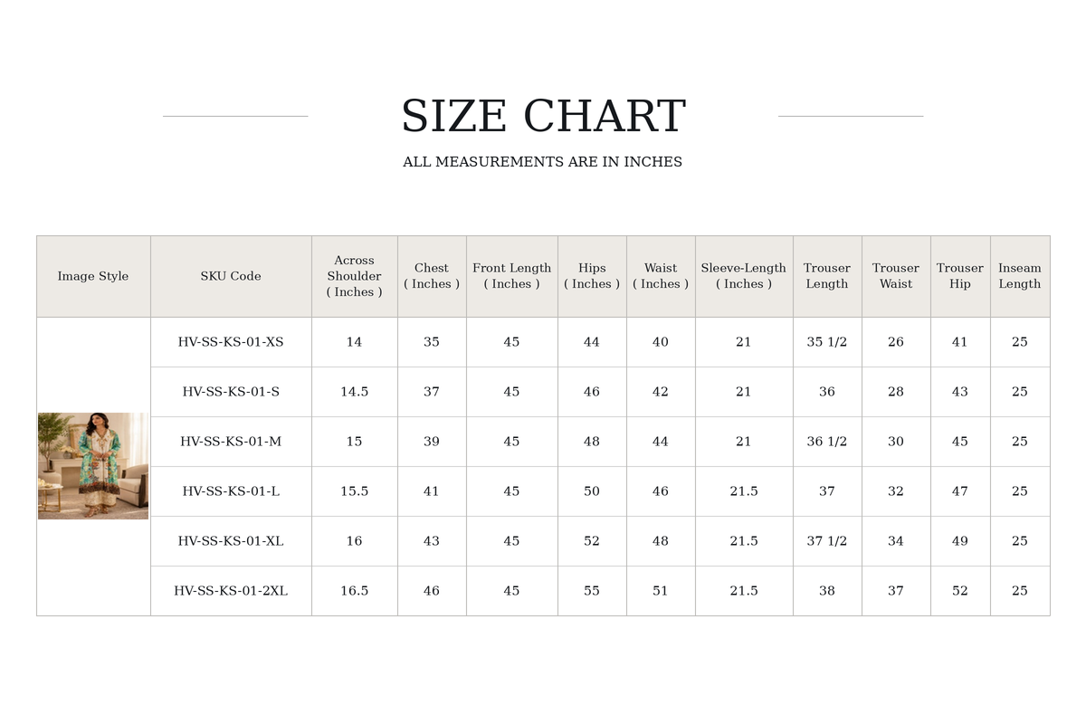 Size fit