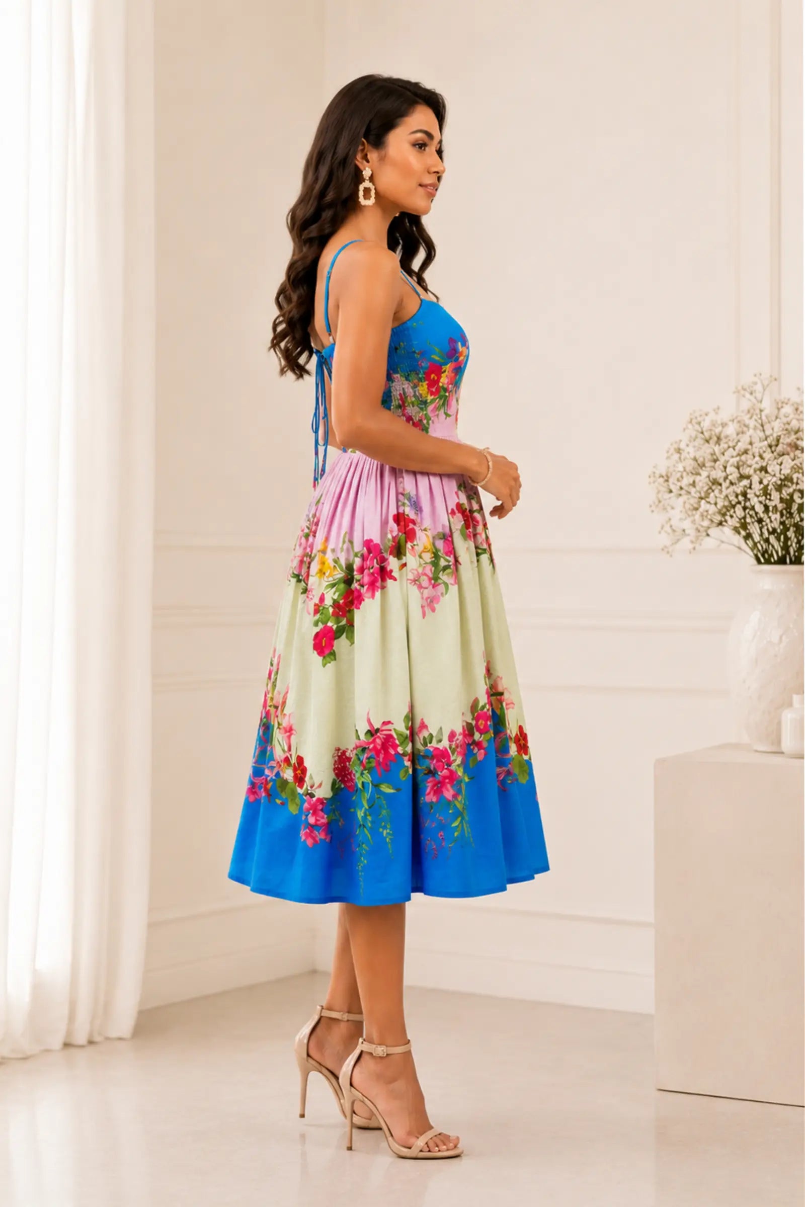 Sriyanshi cotton floral print dress