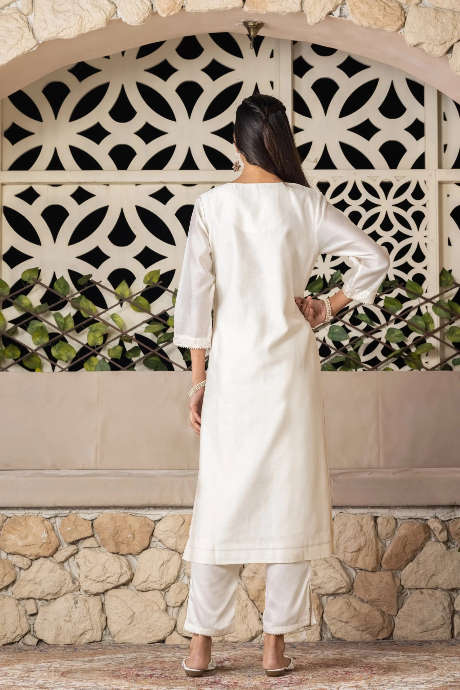 Aish Chanderi Kurta