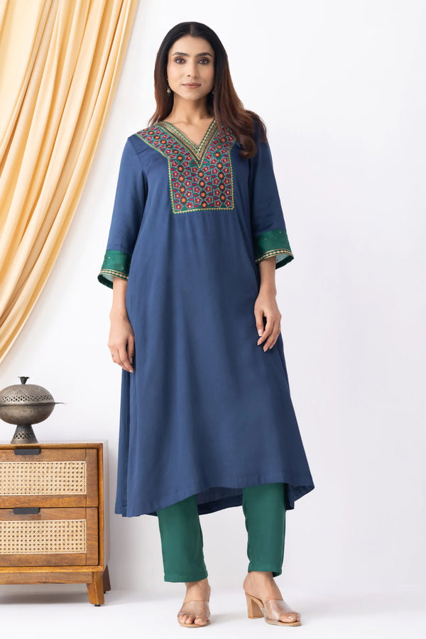 Kyomi Blue Kurta