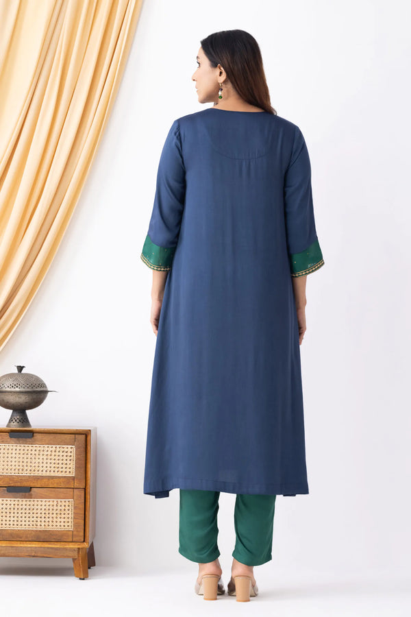 Kyomi Blue Kurta