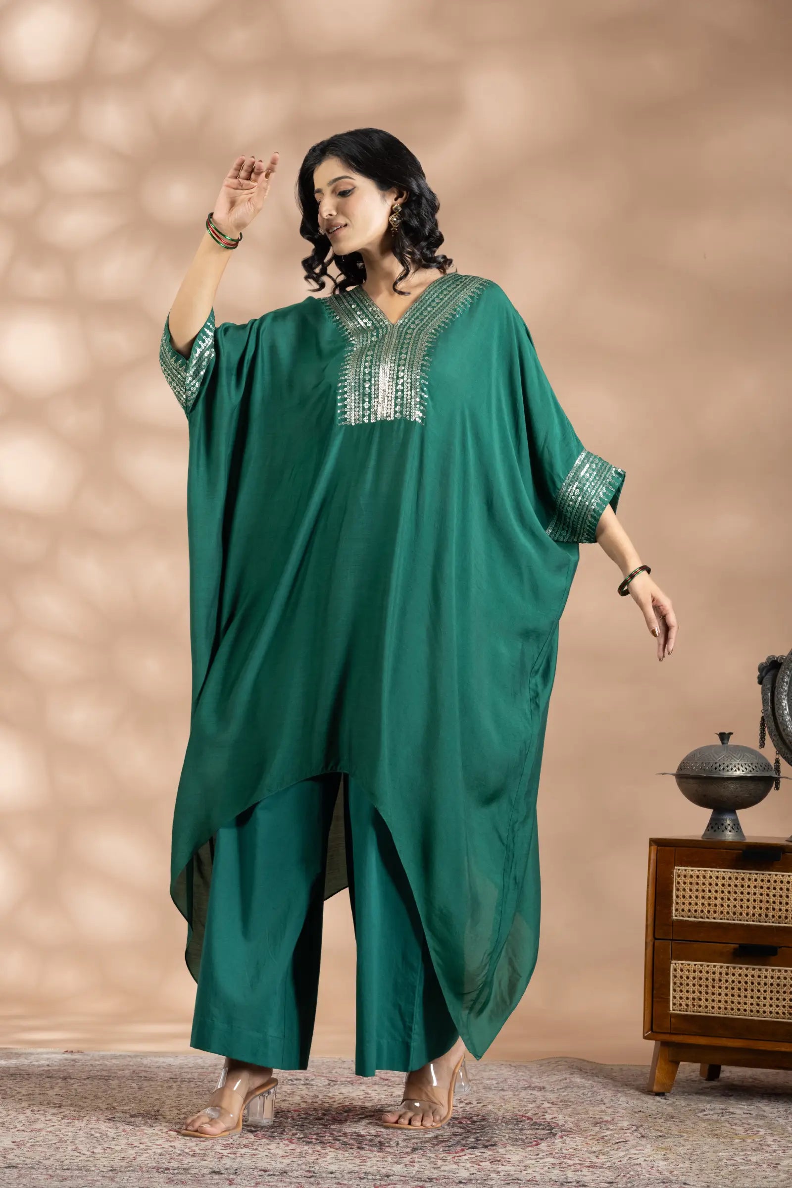 Flowing Kaftan Set