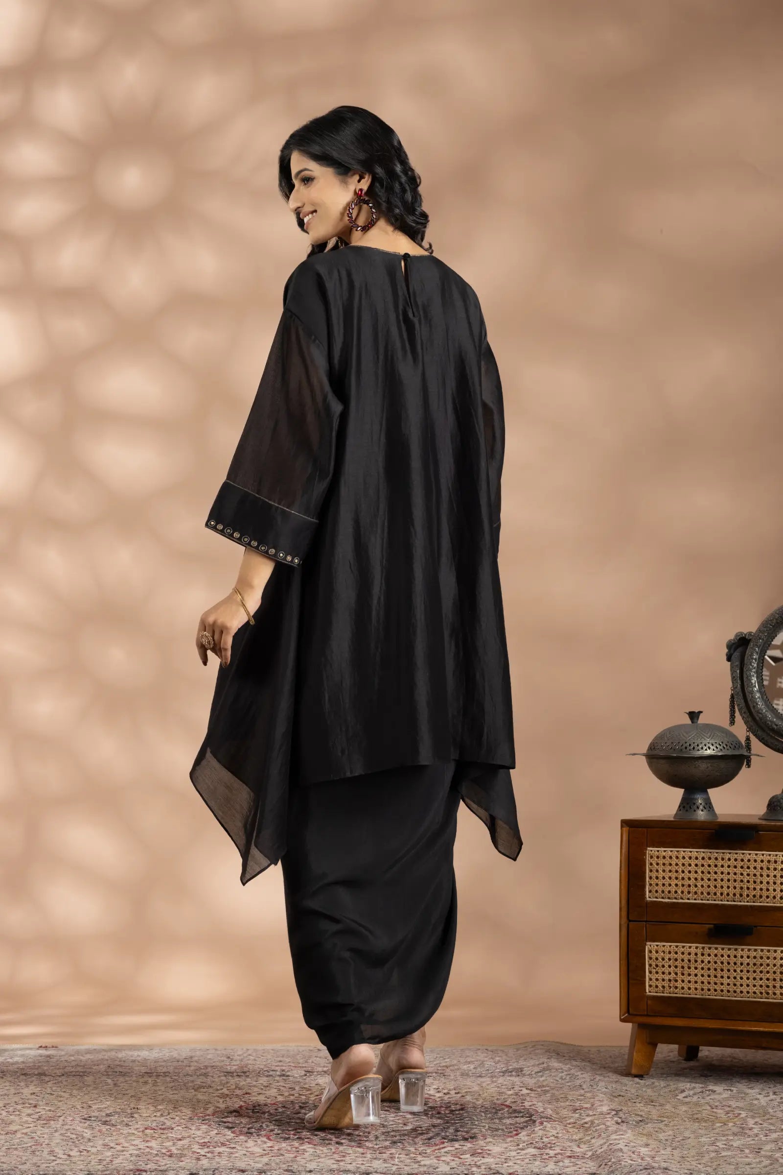 Geometric Emb Tunic  Set