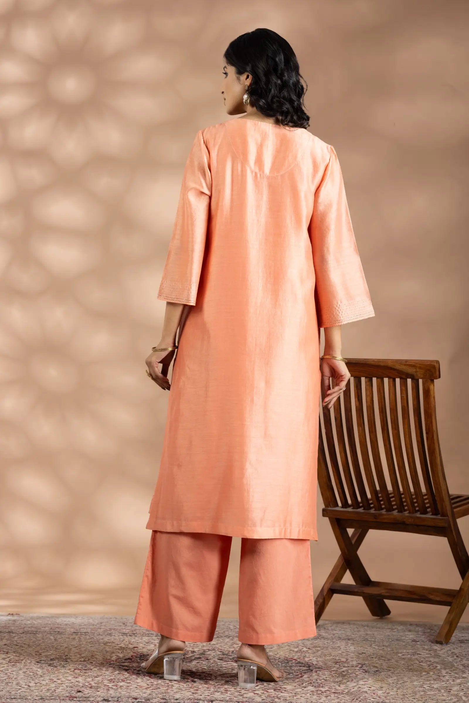 Floral Beeded Motifs Kurta