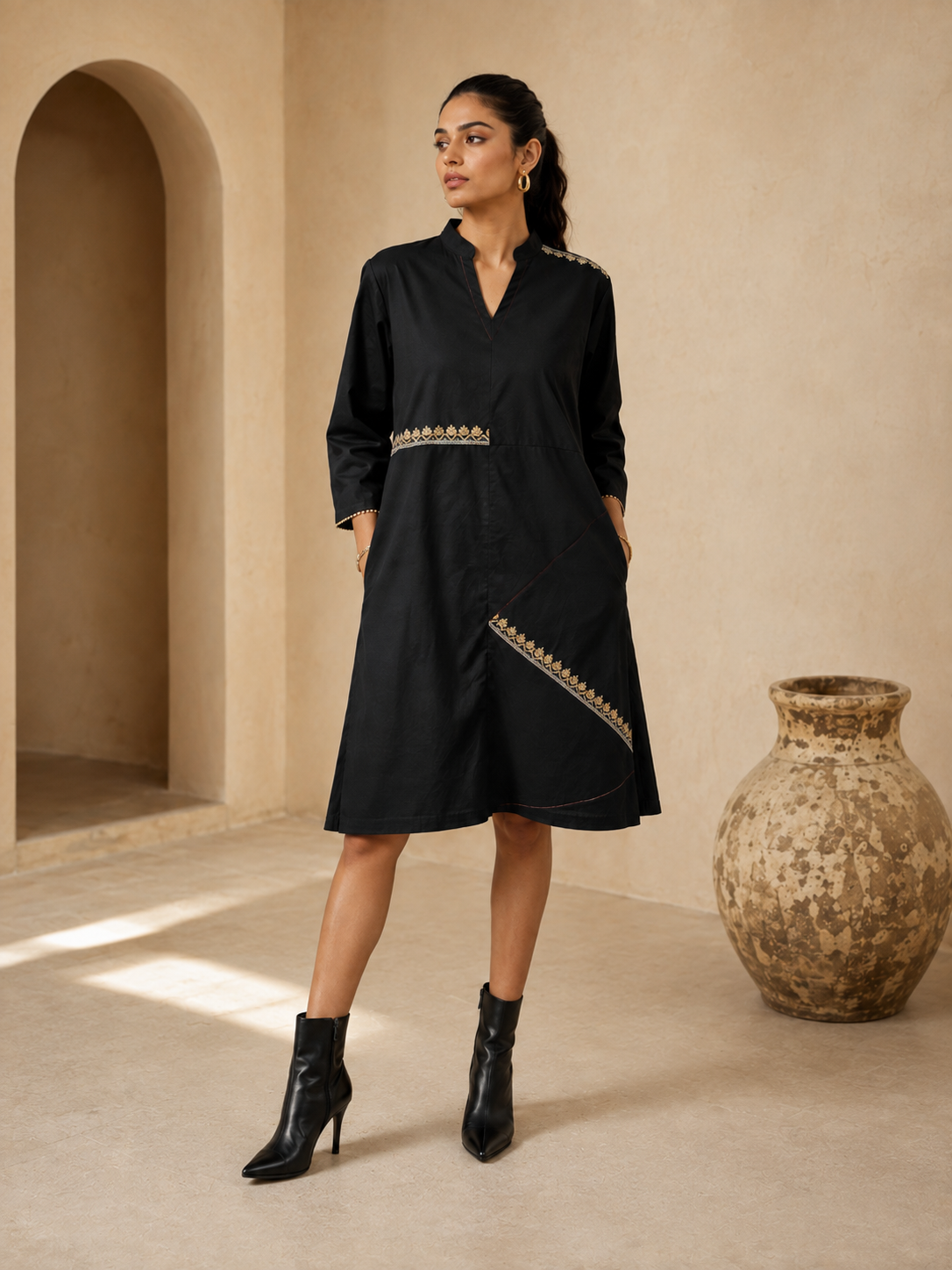 Sia Cotton Mini Dress